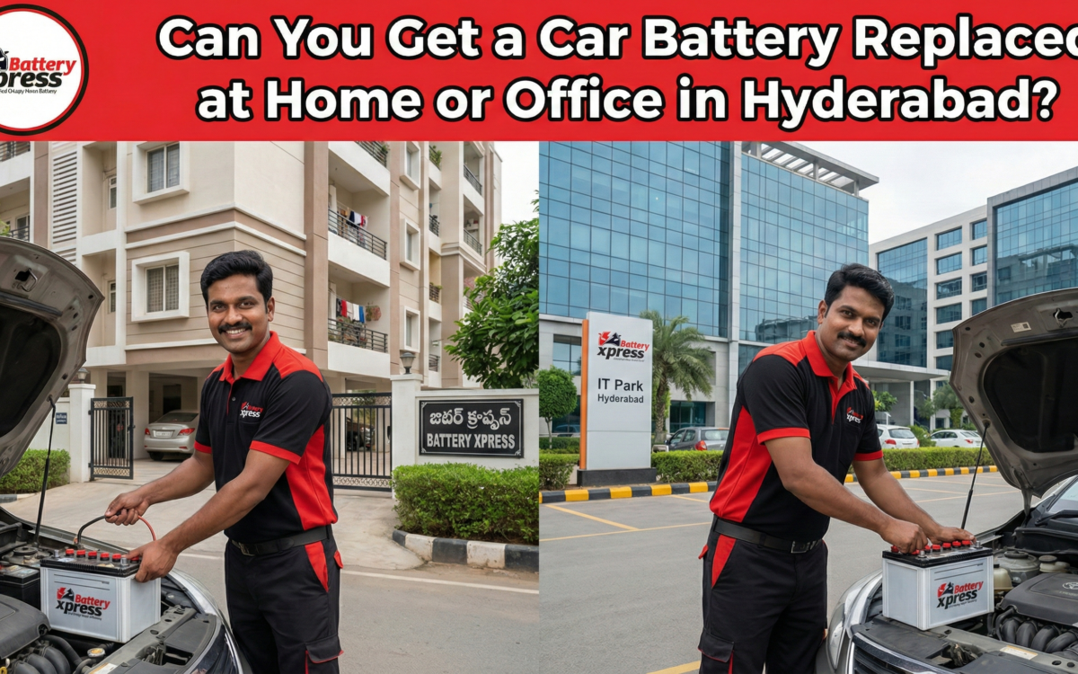 Car Battery Replacement at Home or Office in Hyderabad